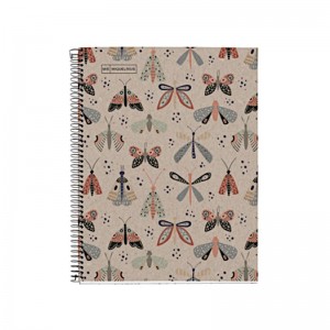 Poznámkový blok ECO Butterfly A4 s linkou