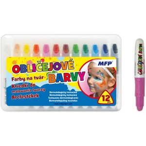 Barvy na obličej MFP6330539 - 12 ks
