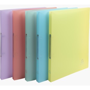 Exacompta X51170E 4kroužkový pořadač Chromaline Pastel, A4 maxi, hřbet 20 mm, PP - 5 barev