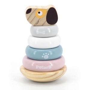 Viga Dřevěná pyramida štěňátko