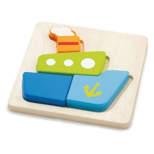 Viga Dřevěné puzzle pro nejmenší Loď