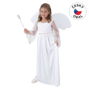 Kostým na karneval - Andílek (vel. 110 -120 cm)