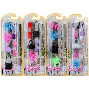 Doplňky pro panenky - 4 druhy