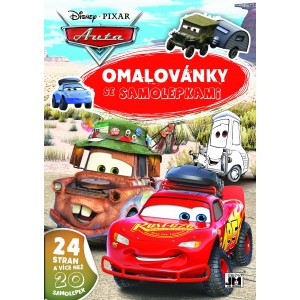 Omalovánky 3590-7 A4 se samolepkami Auta