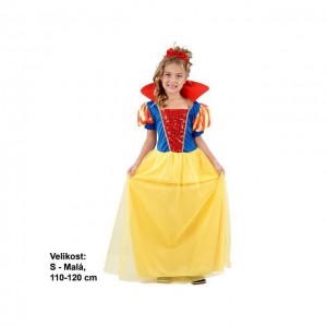 Kostým na karneval - Sněhurka (110-120 cm)