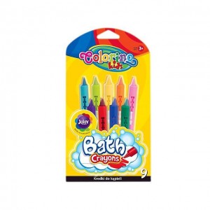 Colorino Pastelky do vany 9 barev