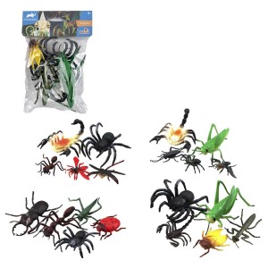 07528 Zvířátka hmyz, 5 ks, 6 cm
