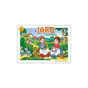 Omalovánky A5 s předlohou - Jaro