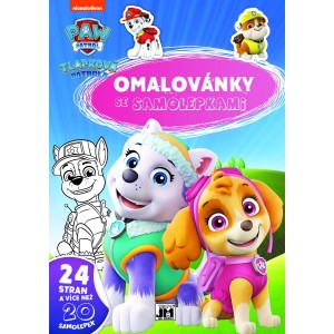 Omalovánky 3589-1 A4 se samolepkami Tlapková patrola