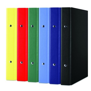 Pořadač dvoukroužkový Donau, PP, 2RO, A5/20, mix barev