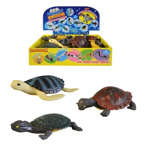 Želva 01942 strečová 15 cm s plastovým krunýřem - mix barev (věk 3+)