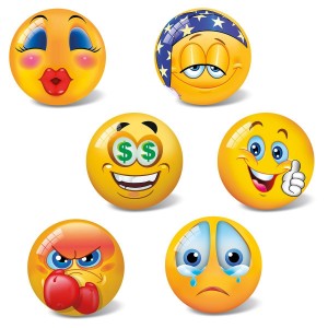 Míč 11 cm EMO (Assorted)