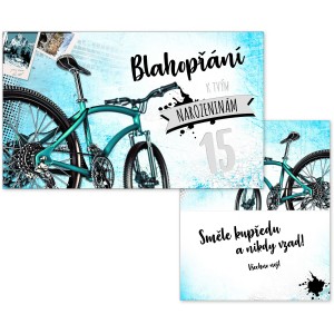 Přání k narozeninám 15 M11-463 T