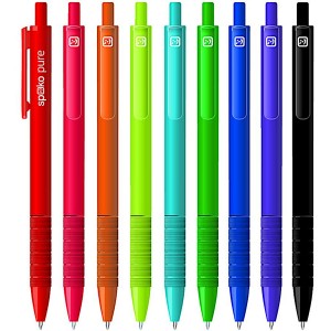 Spoko Pure kuličkové pero, modré 9 barev