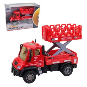 Auto hasičské na zpětný chod, 12,5 x 6,5 x 7,5 cm