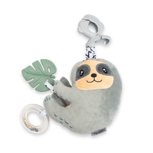 Edukační hrající plyšová hračka s klipem New Baby Lenochod (věk 0+)