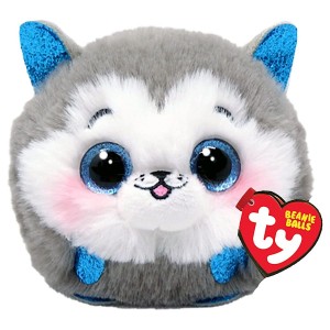 TY Beanie Balls 10 cm - SLUSH šedivý husky