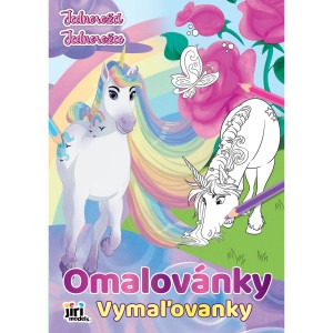 Omalovánky A4 Jednorožci
