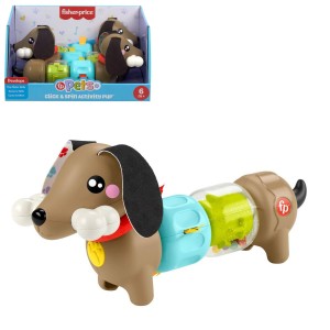 Mattel Fisher-Price® Chrastící a klapající jezevčík HTW91