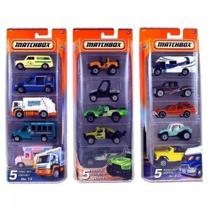 Matchbox autíčka - C1817 pack 5ks