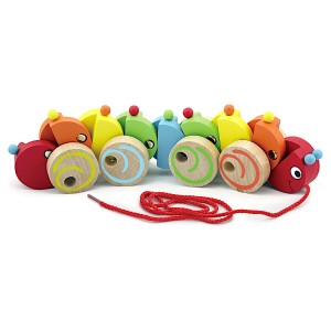 Viga Dřevěná tahačka housenka