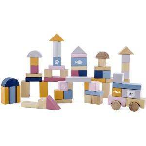 Viga Dřevěná stavebnice 60 kostek