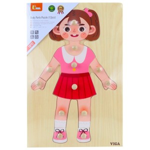 Viga Dřevěná vkládačka Dívka