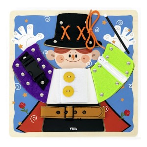 Viga Dřevěná naučná hra zručnosti Skin board