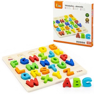 Viga Dřevěná vkládačka - písmena český jazyk