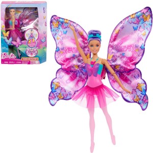 Mattel Barbie Tanečnice s motýlími křídly HXJ10