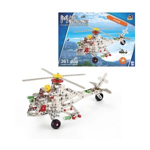 Malý mechanik - vrtulník, 361 dílků, 21 x 27 x 13 cm