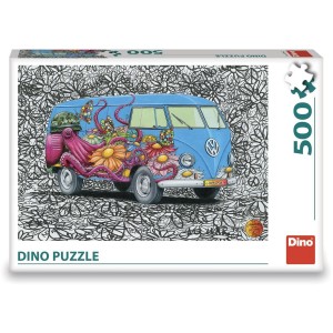 Dino Puzzle Hippies VW 500 dílků