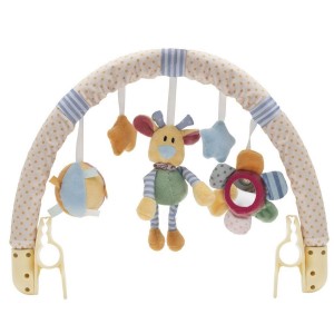 Hračka na kočárek květiny, medvídek a hvězdičky (Věk: 1+)