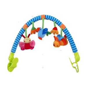 Hračka na kočárek motýlek ptáček a včelka (Věk: 0+)