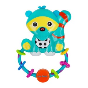 Dětské chrastítko se zvukem Mýval modrý (věk 0+)