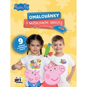 Omalovánky 4058-1 s nažehlovacími obrázky Prasátko Peppa