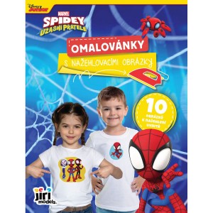 Omalovánky 4057-4 s nažehlovacími obrázky Spidey