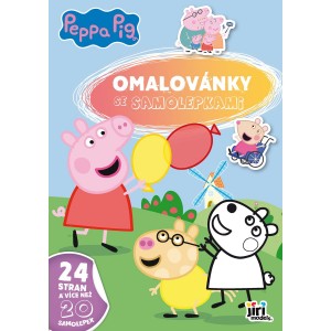 Omalovánky 3588-4 A4 se samolepkami Prasátko Peppa