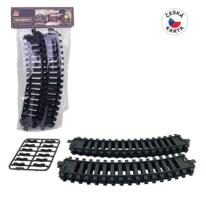 Koleje sada 20536, 22 cm, zatáčka 6 ks, spojky