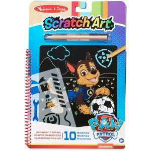 Melissa & Doug - Škrabací obrázky Tlapková Patrola - Chase