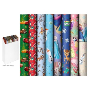 Balící papír vánoční role Disney mix 200x70 MIX