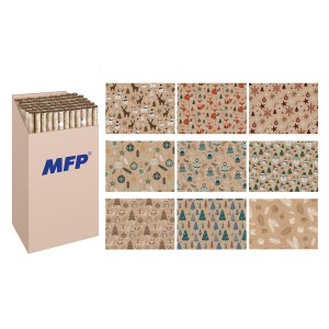 Balící papír 5811759 vánoční role KRAFT 2x100x70 MIX