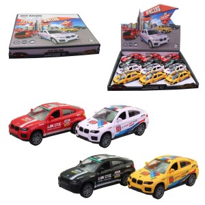 Auto 17193 závodní plastové na setrvačník, 13,5 x 5,3 x 4,3 cm