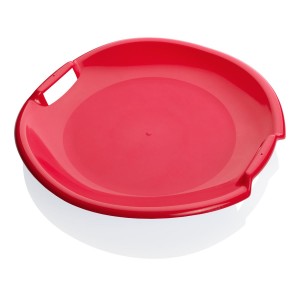 Plastkon sáňkovací talíř Tornado - červená