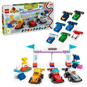 LEGO® DUPLO® 10445 Závodní auta a řidiči týmu F1® (věk 2+)