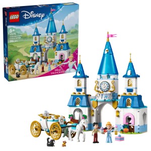 LEGO® Disney Princess 43275 Popelčin zámek a kočár s koňmi (věk 6+)