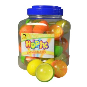 Hopskulka 02565 pomeranč, citron, limeta, 4cm,