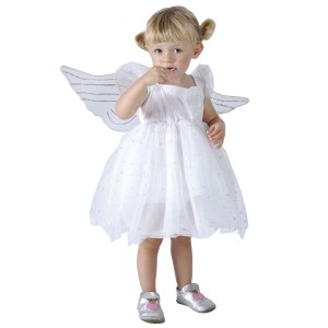 Kostým na karneval - Andílek s křídly (3-4let)