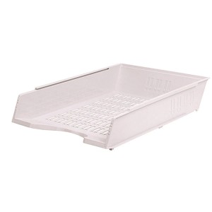 DONAU 7470001-09 děrovaný kancelářský odkladač, A4, bílý