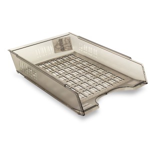 DONAU 7470001-37 děrovaný kancelářský odkladač, A4, kouřový